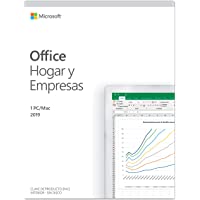 Los mejores  - Microsoft Office Hogar y Empresas - Software para PC o Mac- para 1 PC-MAC- Version 2019